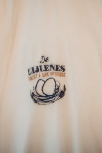 Logo on gown