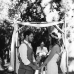 Ceremony in black and white