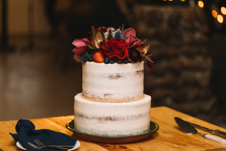 Winter Church Wedding cake